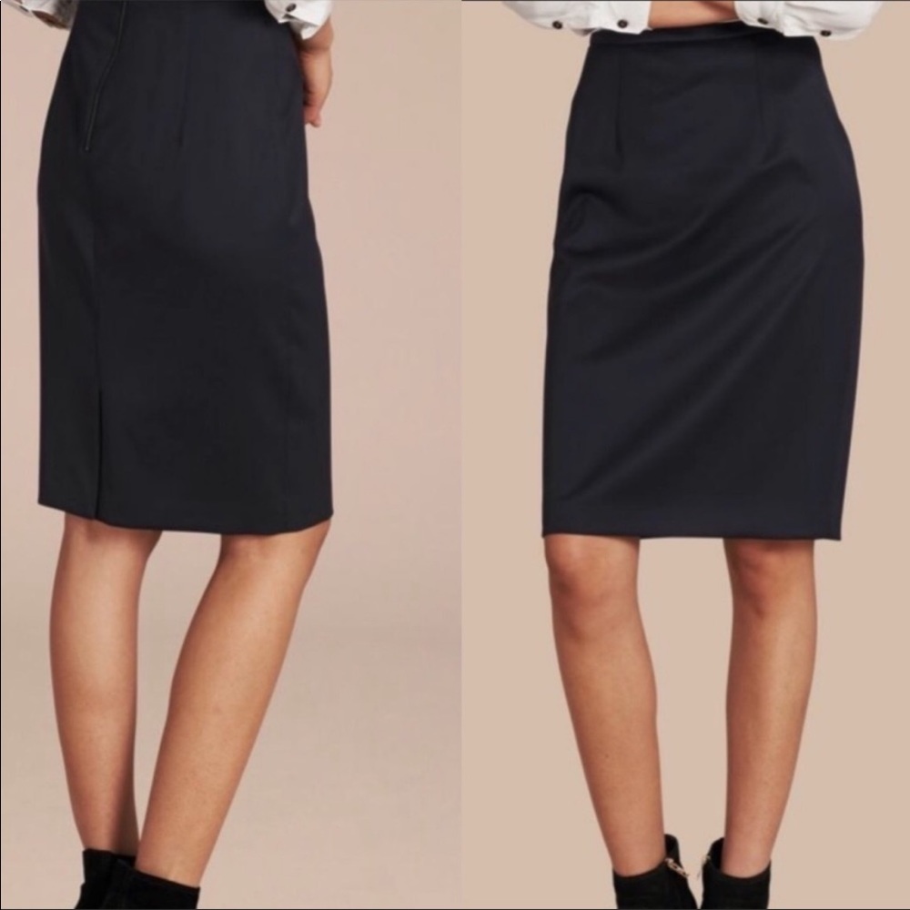 NWT Burberry London Black Skirt